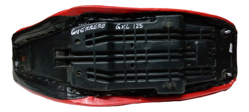 Asiento Rojo/neg Guerrero Gxl 125 Original