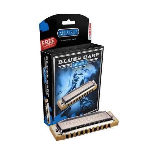 Armonica Hohner Blues Harp Diatonica 20 Voces En Bb (sib) Tono Sib