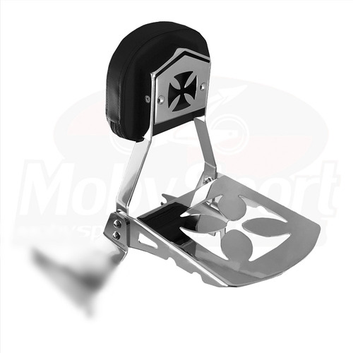 Sissy Bar Cromado Suzuki Boulevard 1500c Lc Jj Custom Sbe-04