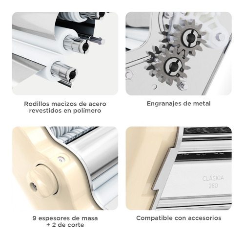 Pastalinda Máquina Clásica 260 Crema