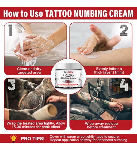 Creme Anestésico De Tatuagem Creme Anestésico De Força Máxim