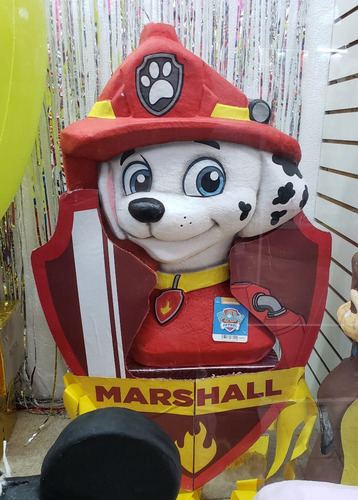 Imagen 4 de 9 de Piñata Marshall 70cm Chase Paw Patrol Original Oferta Fiesta