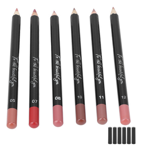 6pcs Lip Lip Liner Profesional Imploude Matte Matte Lip