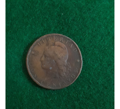 Moneda 2 Centavos 1892 República Argentina