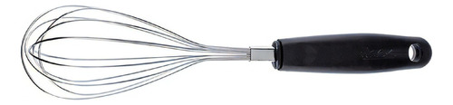 Batedor Fouet Fios De Aço Inox 28cm Cabo Preto Weck