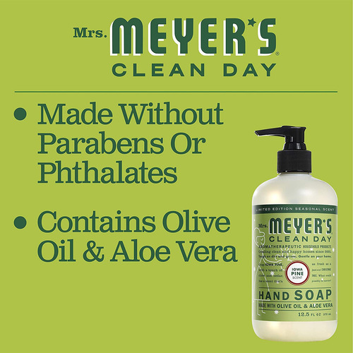 Mrs. Meyers - Jabón De Manos Hecho Con Aceites Esenciales, F