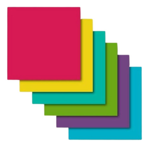 6 Hojas Vinil Adhesivo Colores Cortar Plotter Manualidades