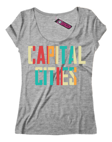 Remera Mujer Capital Cities Duo Rp24 Dtg Premium