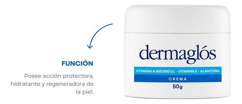 Dermaglós Crema Corporal 50gr Vitaminas A-e Alantoína Original