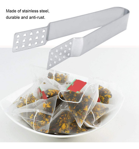 Exprimidor Y Soporte Para Bolsas De Té Acero Inoxidable