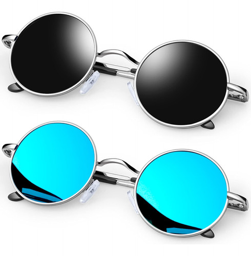 Kanastal Gafas De Sol Polarizadas Redondas Para Hombres Y Mu