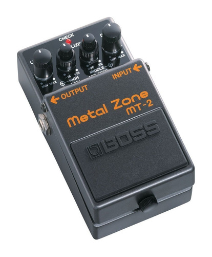 Imagen 3 de 3 de Pedal de efecto Boss Metal Zone MT-2 negro