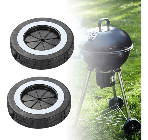 2x Rodas Para Churrasco A Gás Grelhas Rodas Portátil