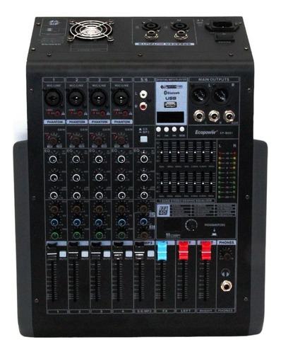 Mesa Amplificada 2000w -6 Canais Ecopower M501