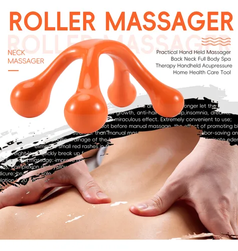 Practical Hand Held Massager Back Neck Full Body Spa Therapy