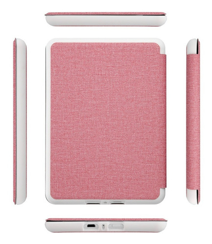 Capa Kindle Paperwhite 11a Ger Ultra Leve Auto Hibernação Wb Cor Tecido Rosa