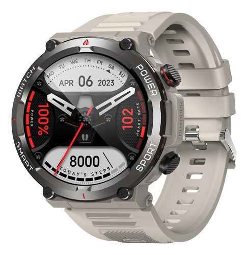 Reloj Smartwatch Blackview W50 1.96 Lcd Fitness Bluetooth Color De La Caja Gris