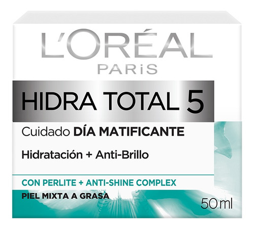 Crema Matificante L´oréal Paris Hidra Total 5 X 50ml