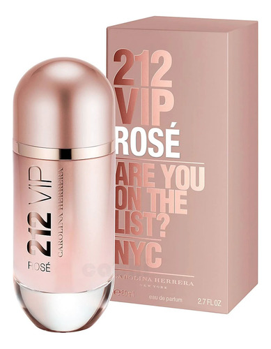 Perfume Carolina Herrera 212 Vip Rose 80ml Original