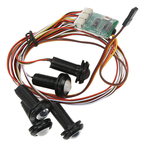 Faro Led Rc Frontal De Repuesto De 10 Modos De Alto Brillo