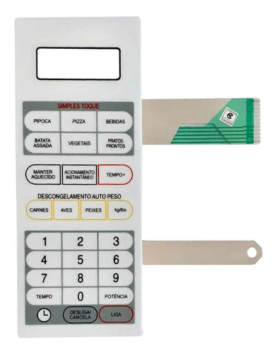 Teclado Membrana Microondas Continental Digit42 Aw42