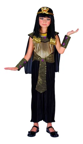 Fantasia De Cleopatra Luxo Infantil Tamanho GG - 12 Anos : : Brinquedos e Jogos
