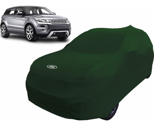 Capa Automotiva De Tecido Land Rover Evoque Cor Verde