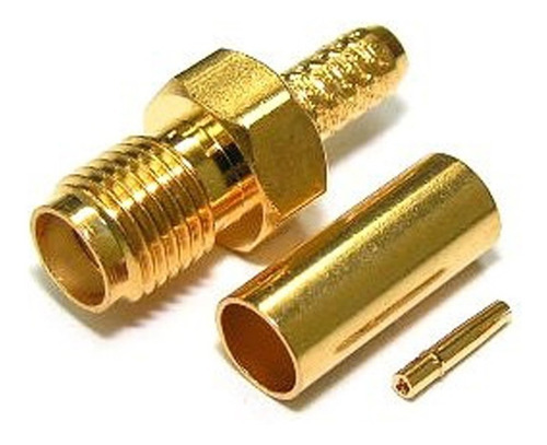 Adaptador P/ Handy Baofeng Uhf-hembra/sma-hembra 4 Mts.ts