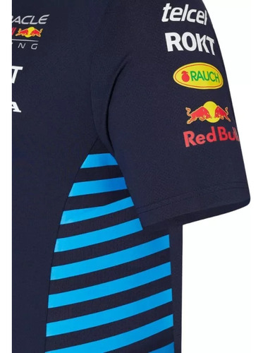 Playera Motorsports Formula 1 Red Bull Racing Team 2024 Azul