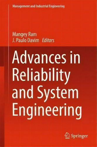 Advances In Reliability And System Engineering, De Mangey Ram. Editorial Springer International Publishing Ag, Tapa Dura En Inglés