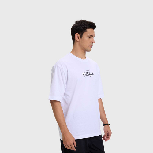 Polera Hombre Print Blanco X Fsp Fashion's Park