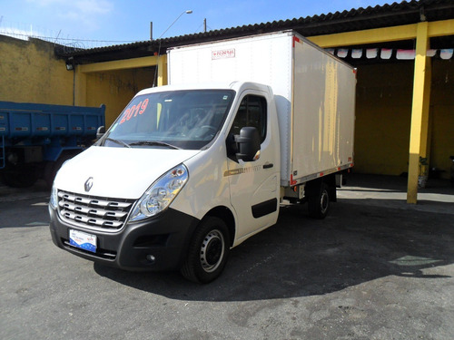 Imagem 1 de 12 de Renault Master 2019 Com Baú De Alumínio