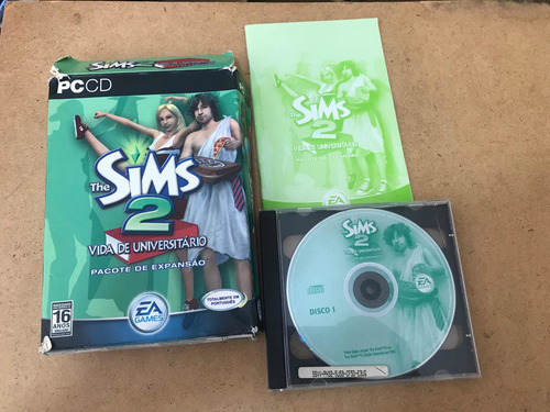 Jogo The Sims 2 Pacote De Expansão Vida De Universitário Pc (Usado)