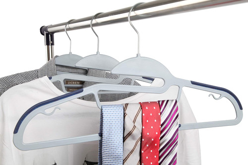 Paquete De 50 Perchas De Plástico, Perchas De Ropa Resistent