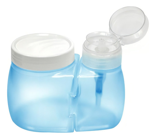 Kit Porta Algodão Dosador De Acetona Manicure Santa Clara