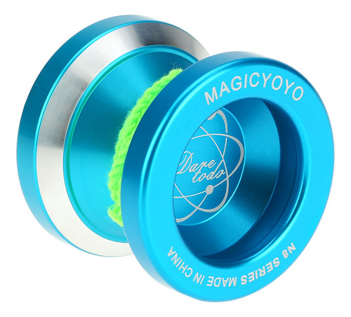 Cuerda Profesional Magic Yoyo Con Bola De Metal Azul Que Gir