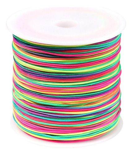 Corda De Nylon 0,8 Mm Flexível 90 M Nó Chinês Trançado