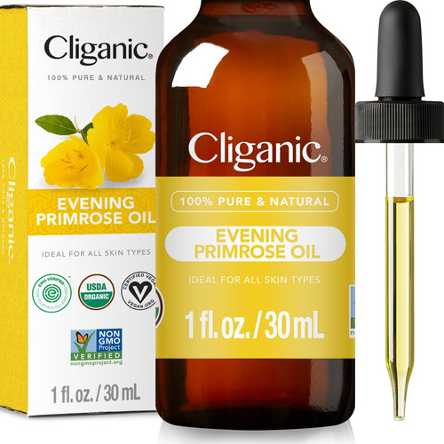 Cliganic Aceite De Onagra Organico 1oz