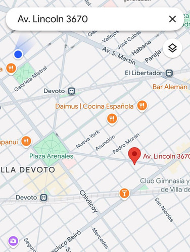 Inmueble Sobre Lote Propio S/ Av. Lincoln. Varios Destinos
