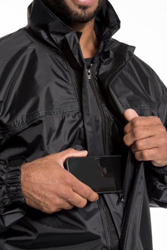 Imagem 4 de 6 de Capa Chuva Nylon Pantaneiro Moto Luxo Forro Ventilação Cores