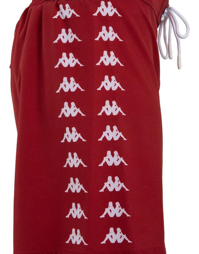 Traje De Baño Men Red Banda Red White