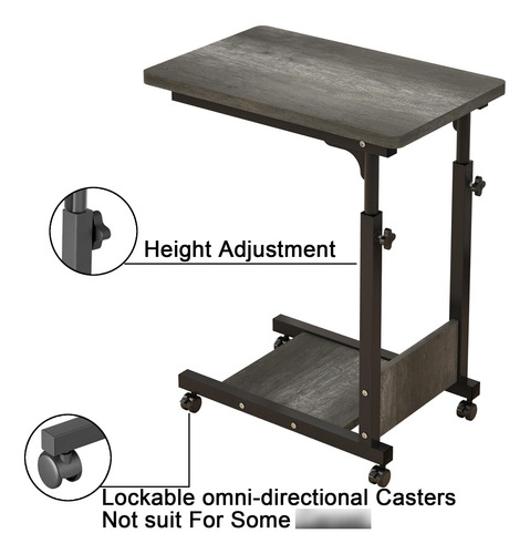 Tigerdad Mesa C Altura Ajustable Gris Mmg