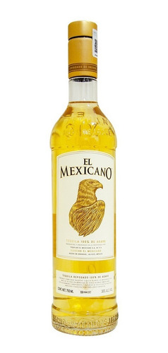 Tequila El Mexicano Reposado 100% De Agave 750ml