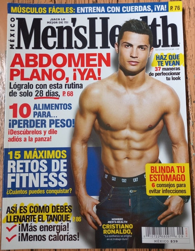 Revista Men's Health, Cristiano Ronaldo Año 2014.