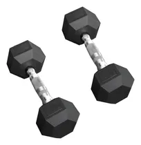 Comprar Par Mancuernas Pesas Hexagonales 5lb\u002F2.25kgc\u002Fu Pvc Gym Negro