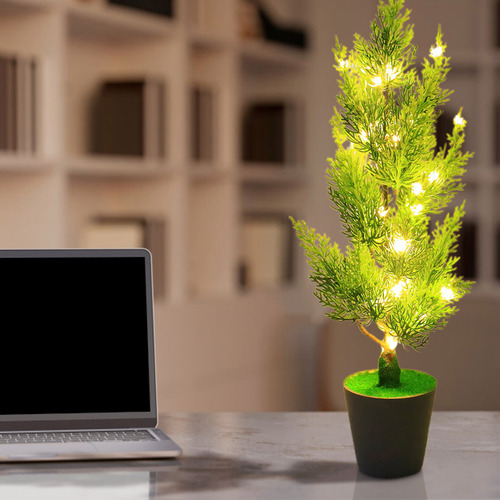 Una Luz Nocturna Led De Simulación Para Plantas Y Árboles, B