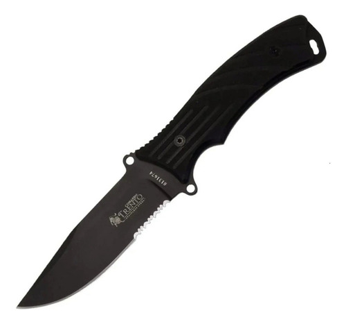Cuchillo Táctico Hunter Comando Trento Aventureros Color Negro