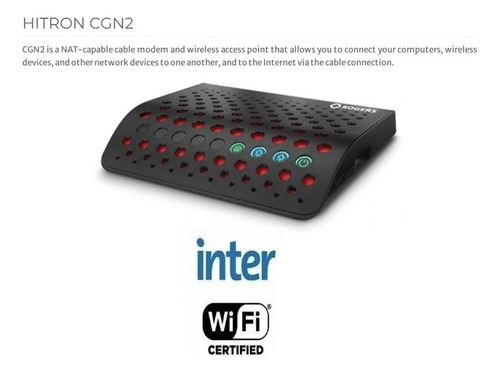 Cable Modem Hitron Cgn2  Wifi Docsis 3.0 Inter / Netuno