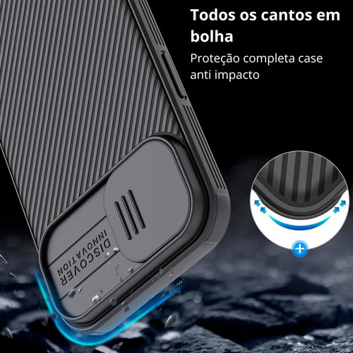 Capa Camshield Pro Magnetic Case Nillkin Para iPhone 15 Plus