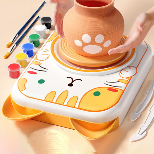 Kit De Pintura De Modelado De Rueda De En Forma De Gato